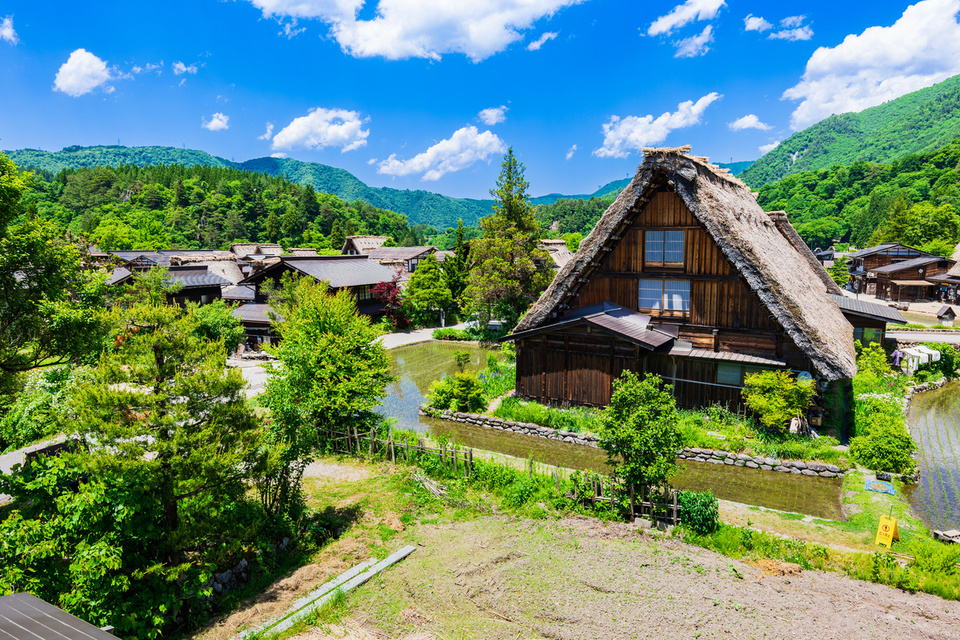 世界遺産　白川郷